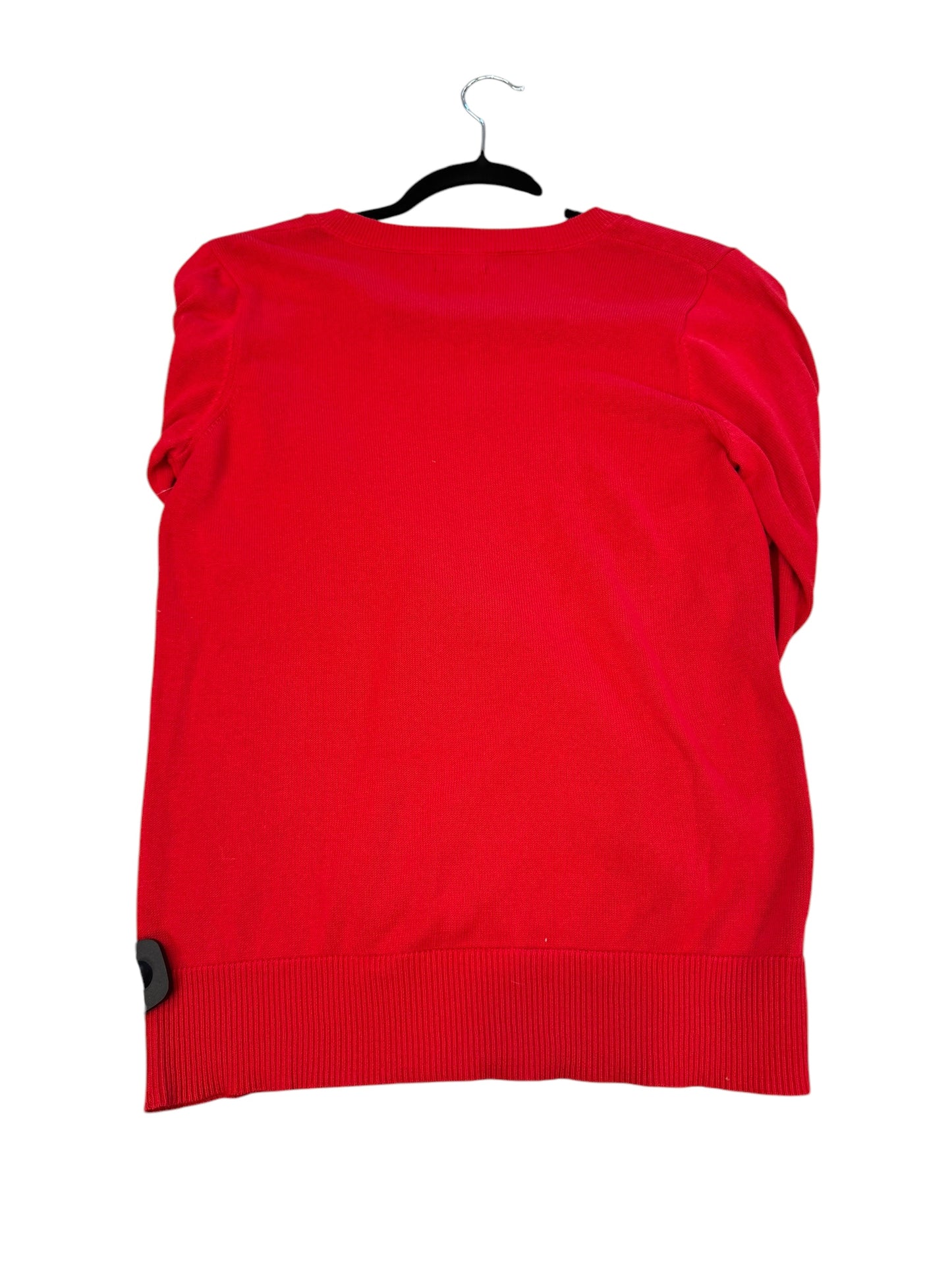 Top Long Sleeve By Clothes Mentor In Red, Size: S