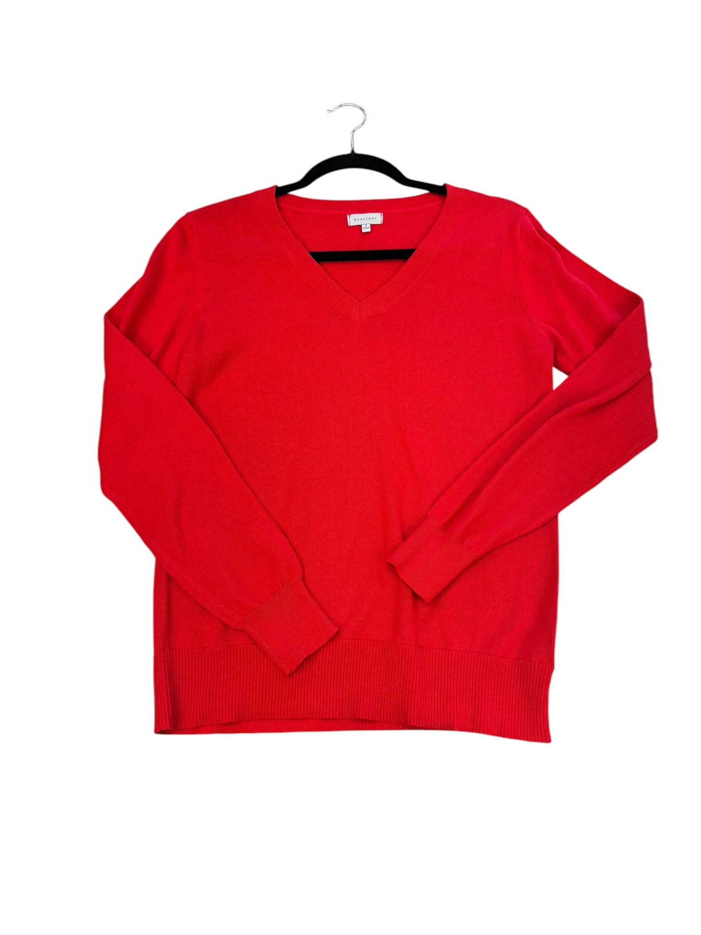 Top Long Sleeve By Clothes Mentor In Red, Size: S