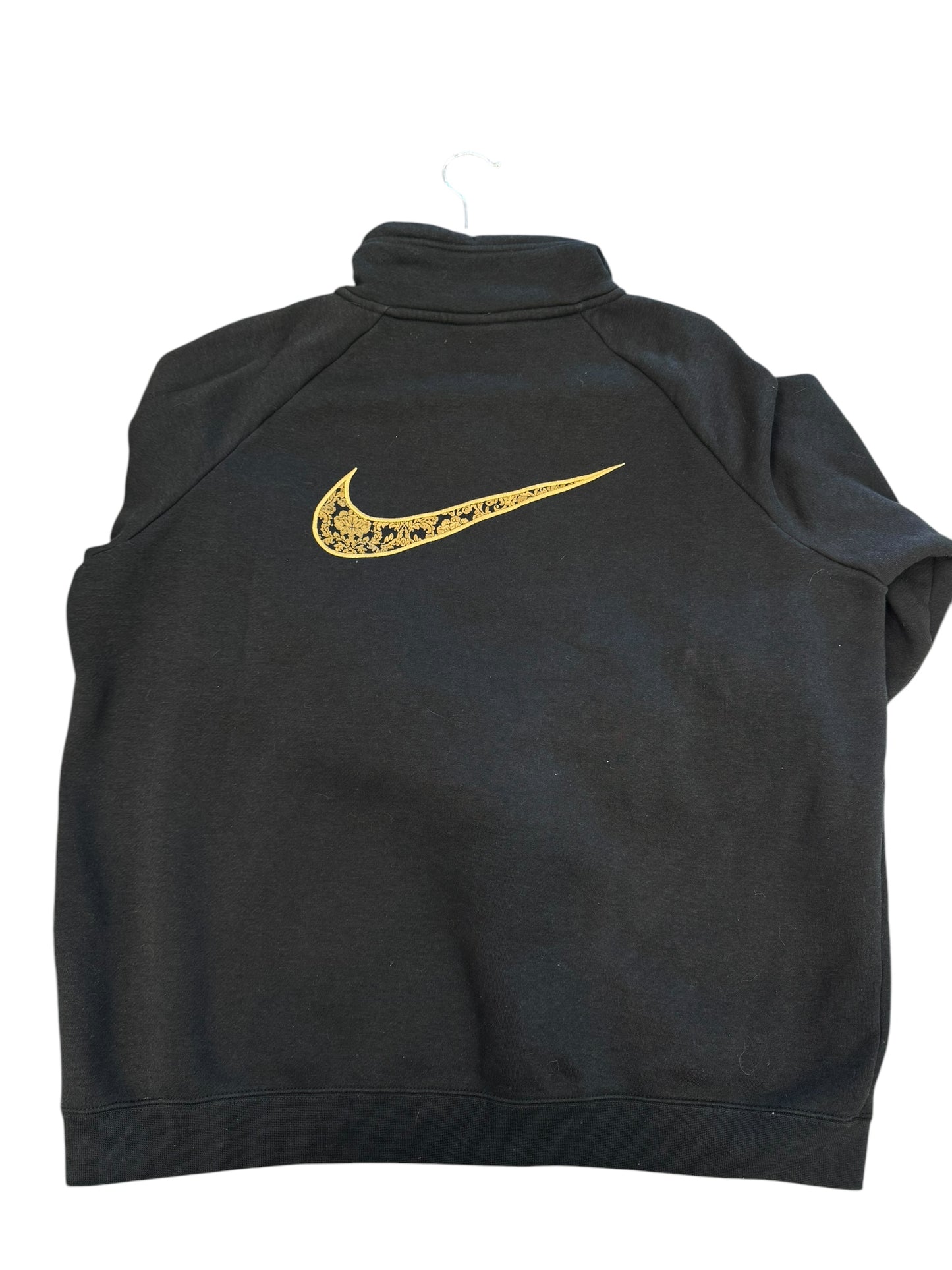 Athletic Sweatshirt Collar By Nike Apparel In Black, Size: Xl