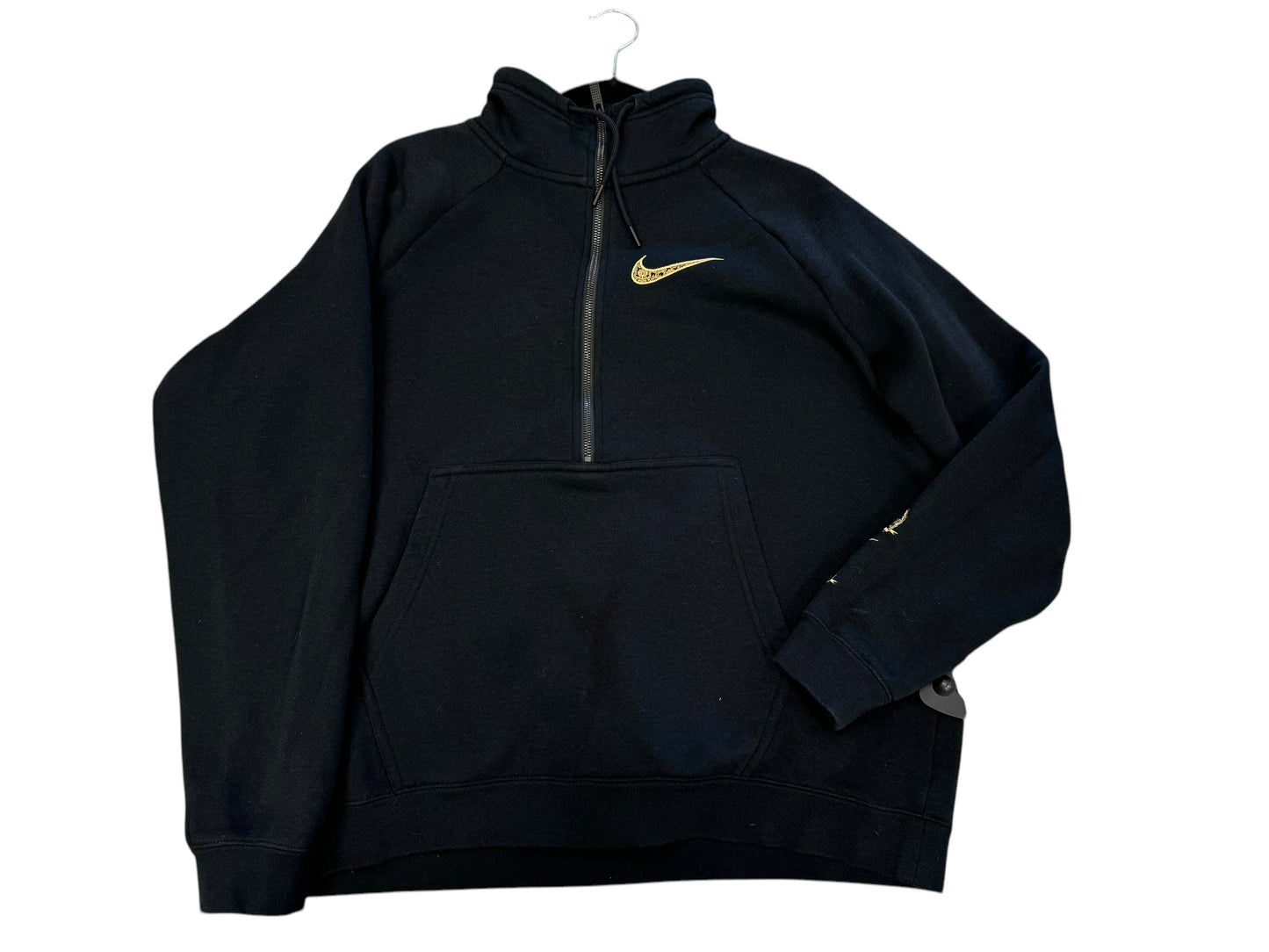 Athletic Sweatshirt Collar By Nike Apparel In Black, Size: Xl