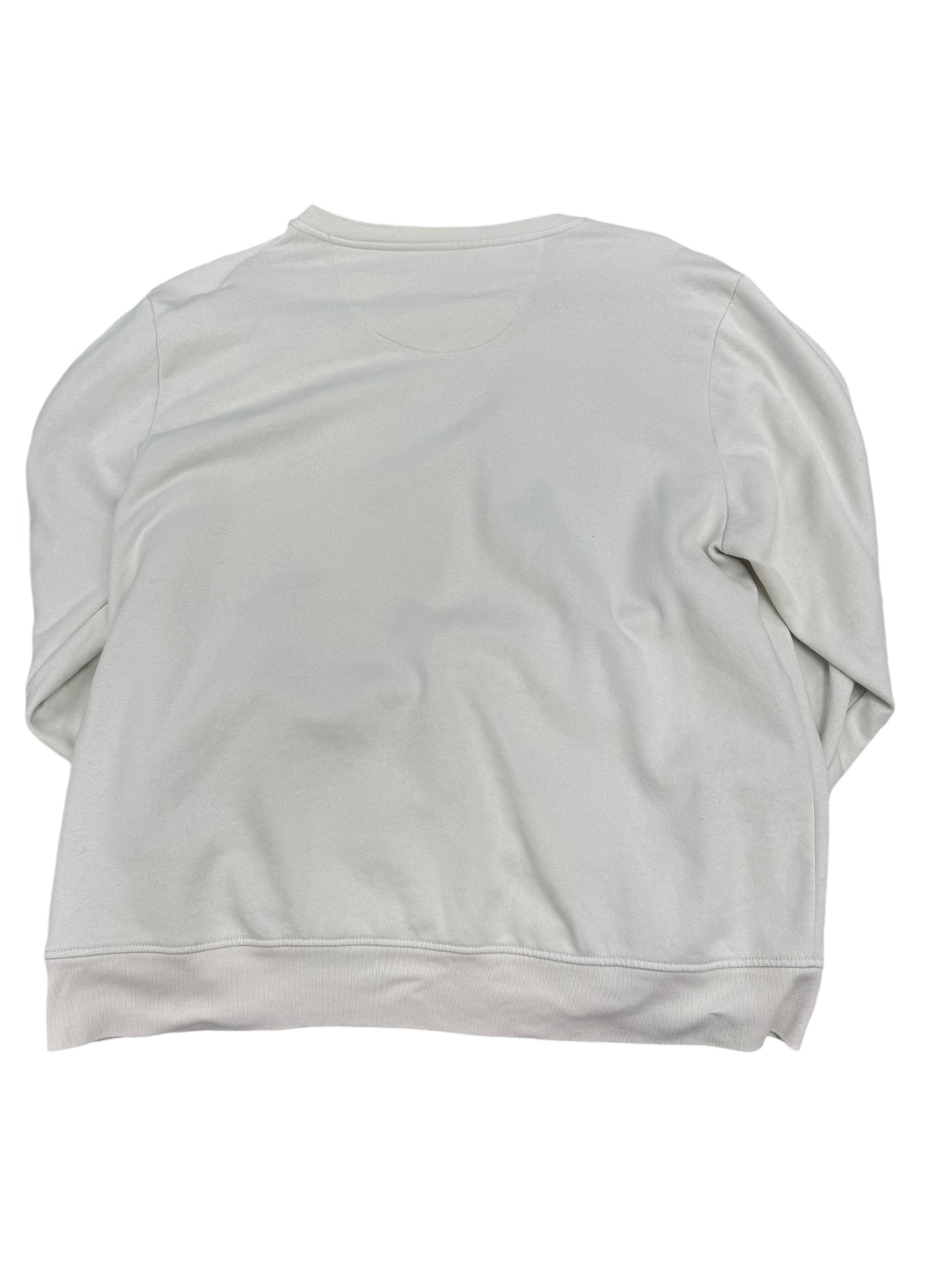 Sweatshirt Crewneck By Clothes Mentor In Tan, Size: L