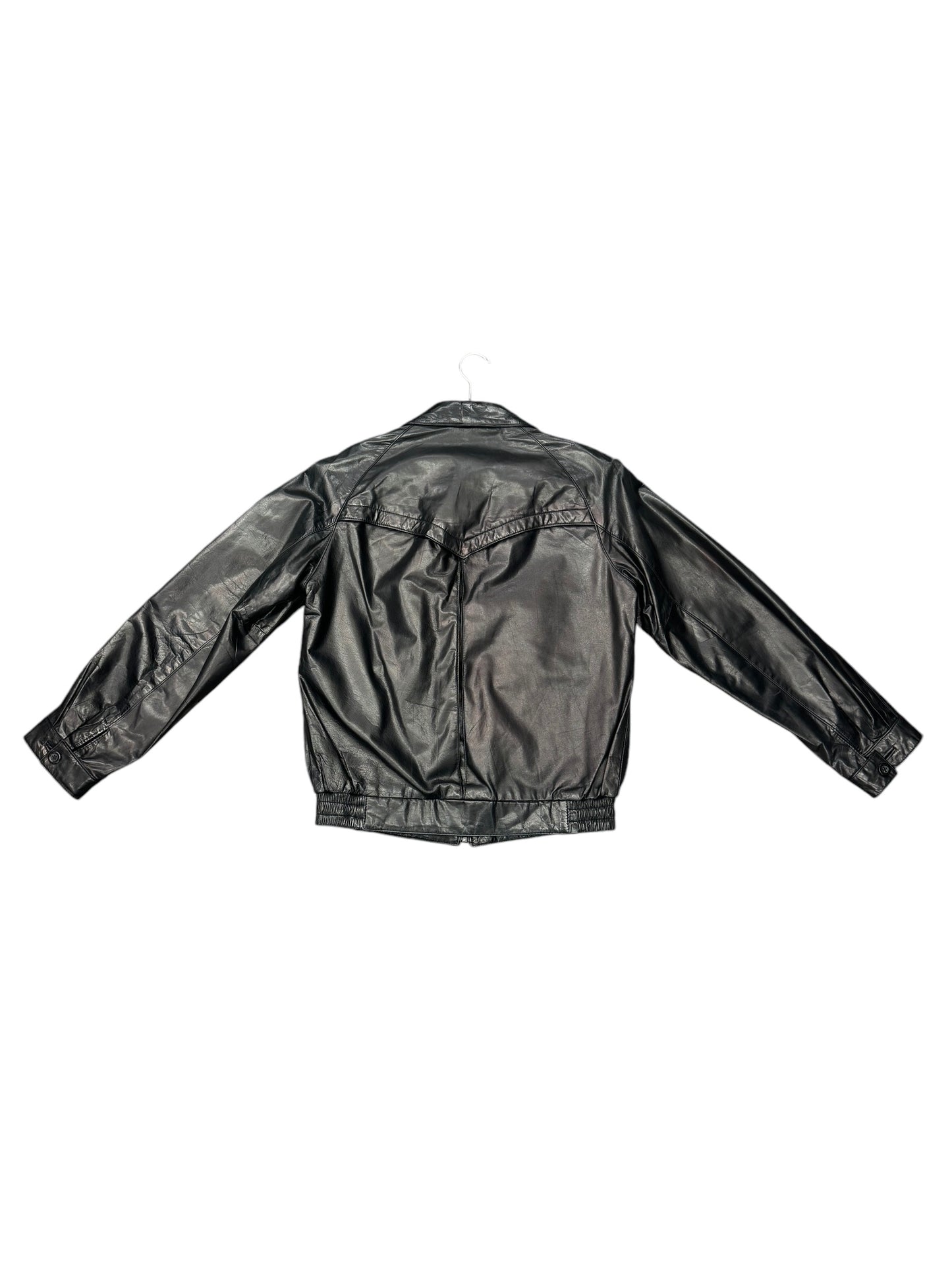 Jacket Leather By Cmb In Black, Size: S