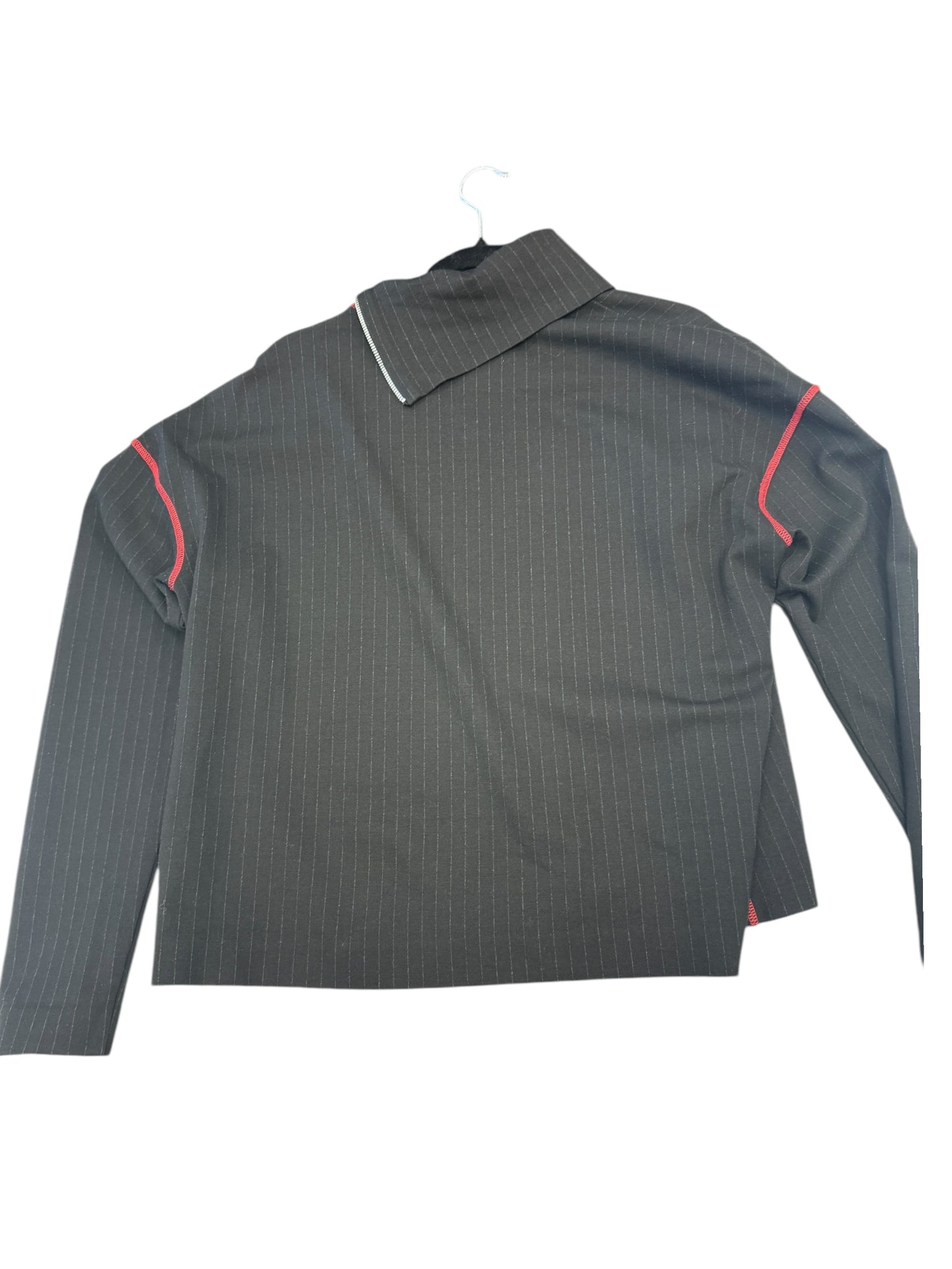 Top Long Sleeve By Cmb In Black, Size: Xxl