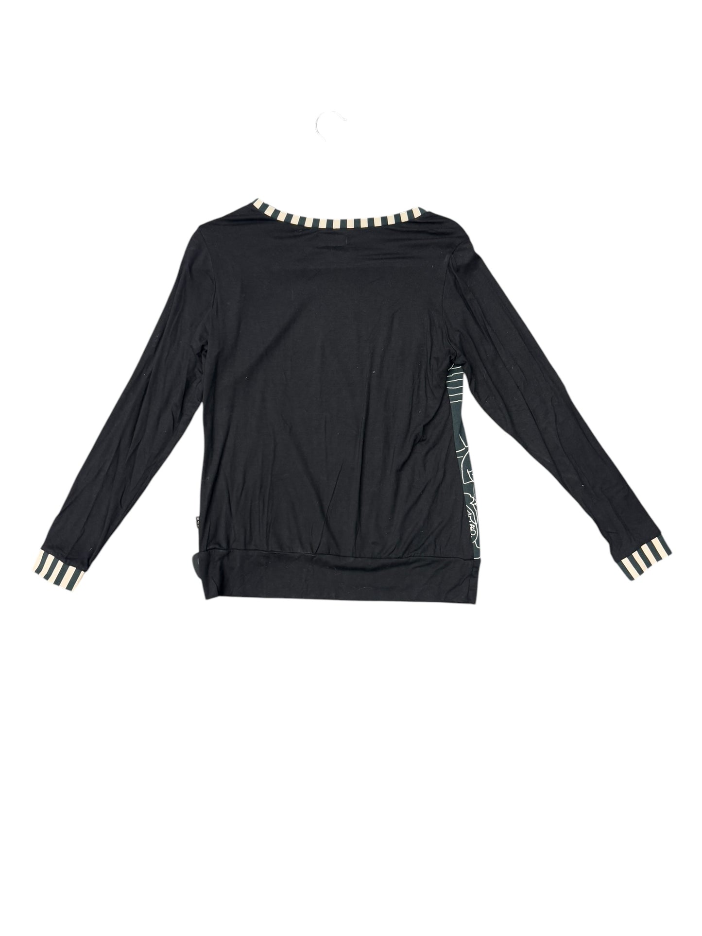 Top Long Sleeve By Cmc In Black, Size: M