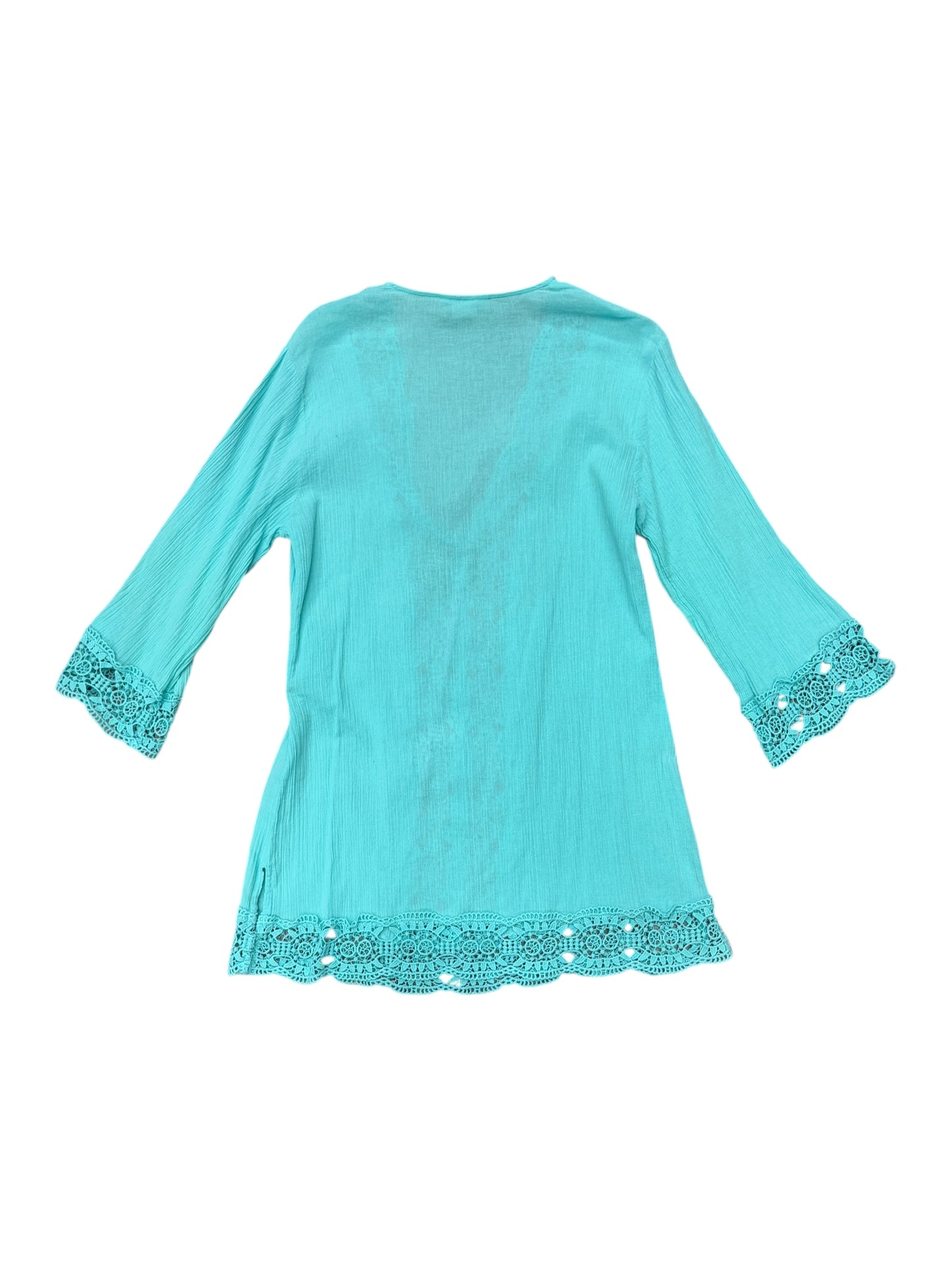 Swimwear Cover-up By La Blanca In Aqua, Size: M