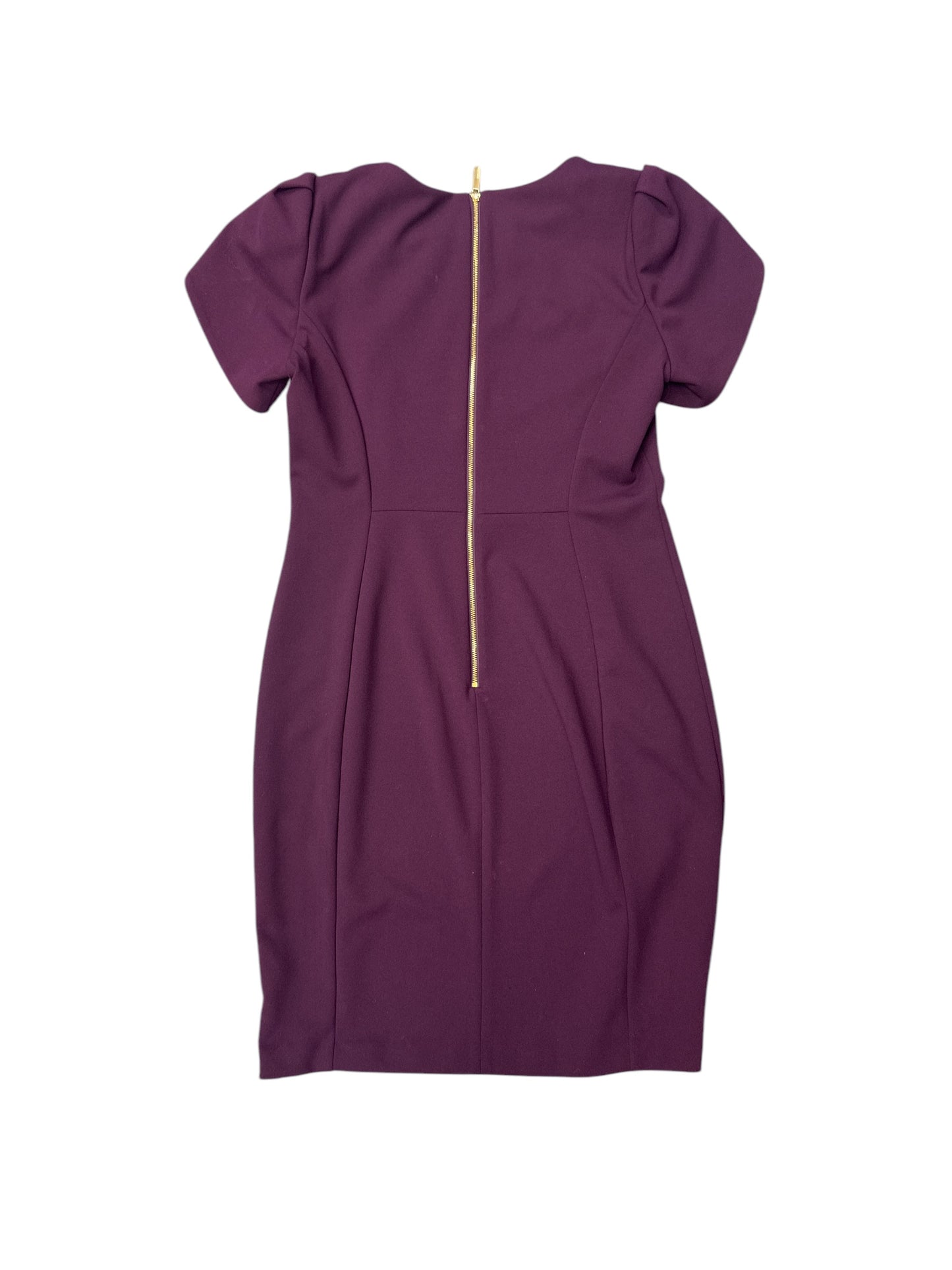 Dress Party Midi By Calvin Klein In Purple, Size: 12p