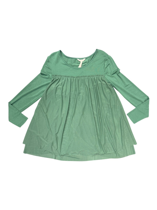 Top Long Sleeve By Matilda Jane In Green, Size: S