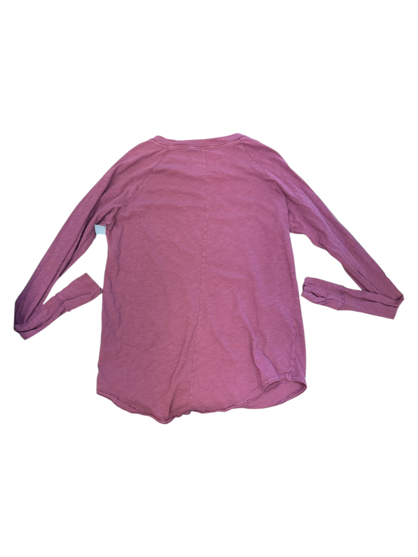 Top Long Sleeve By We The Free In Purple, Size: Xs