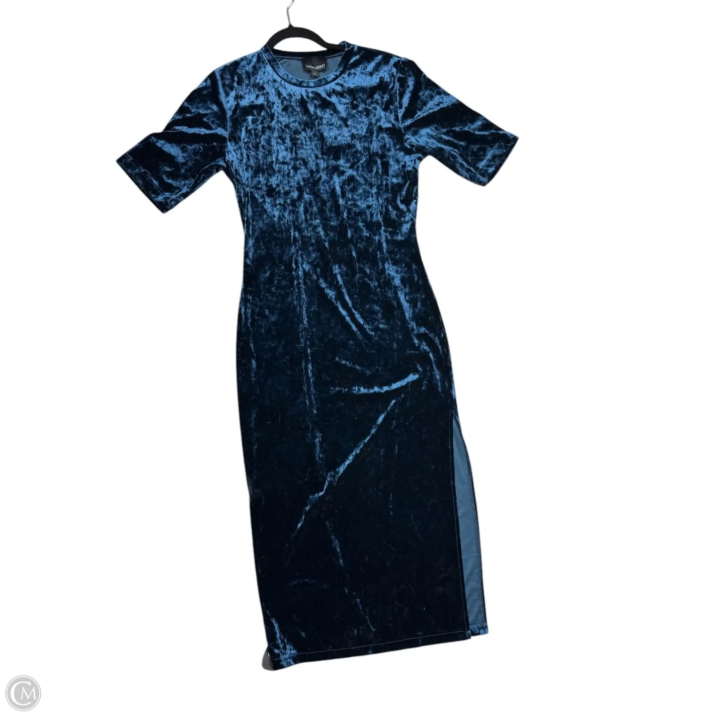 Dress Casual Midi By Cynthia Rowley In Blue, Size: L