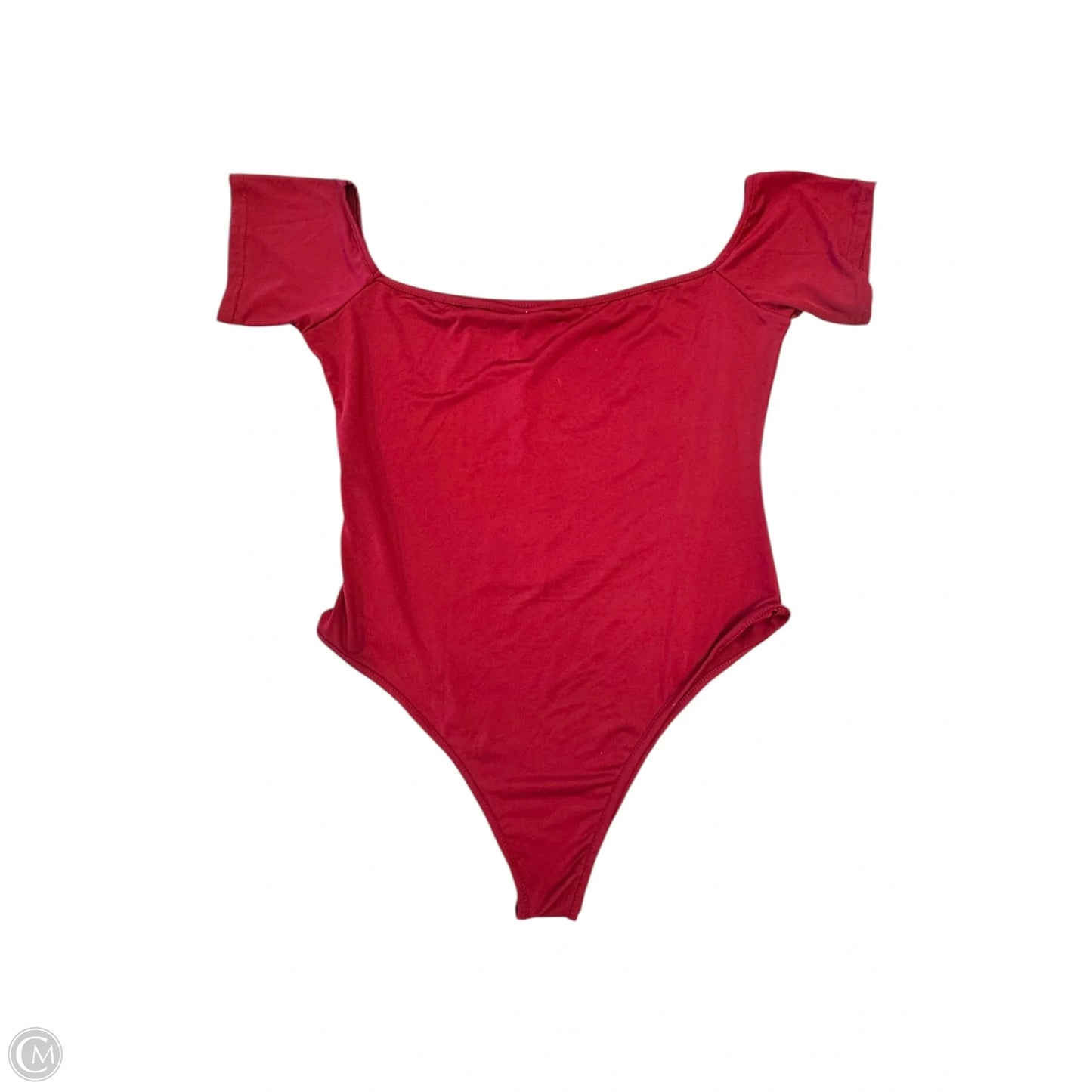 Bodysuit By Clothes Mentor In Red, Size: L