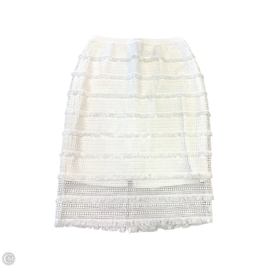 Skirt Midi By White House Black Market In White, Size: 6