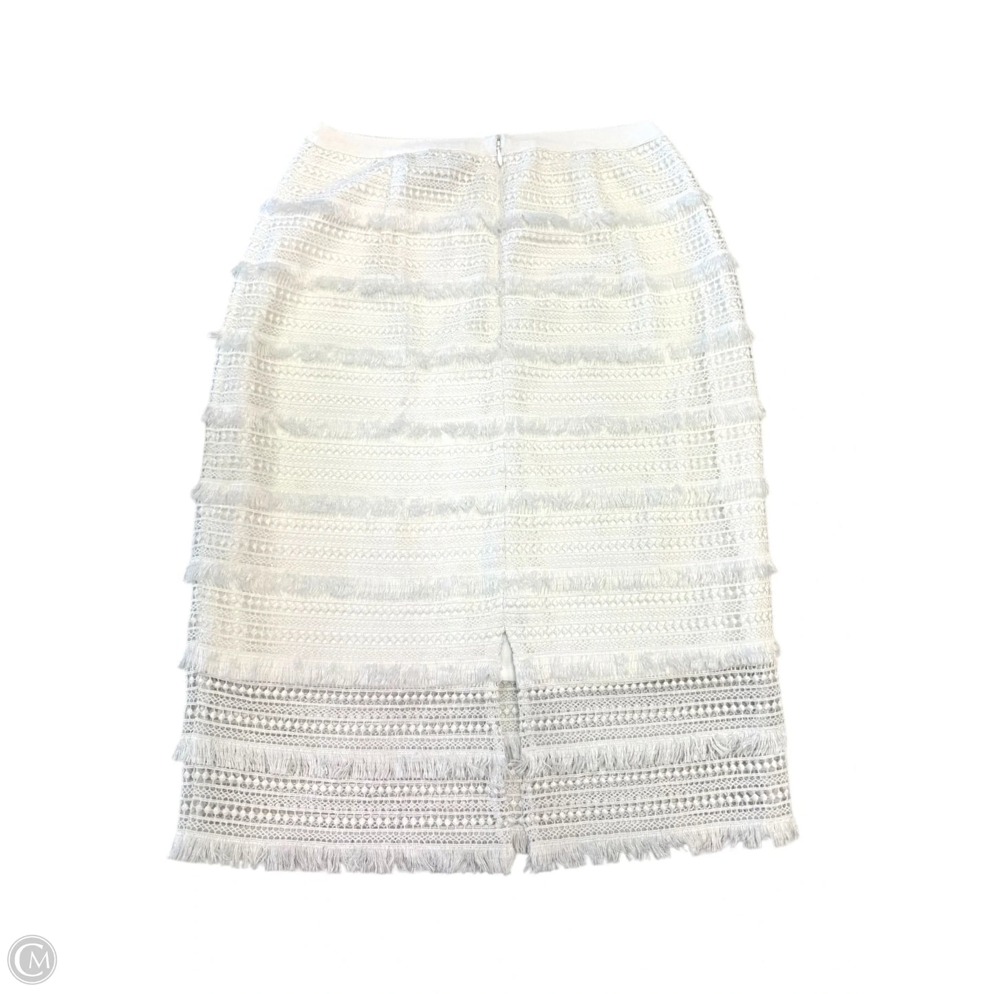 Skirt Midi By White House Black Market In White, Size: 6