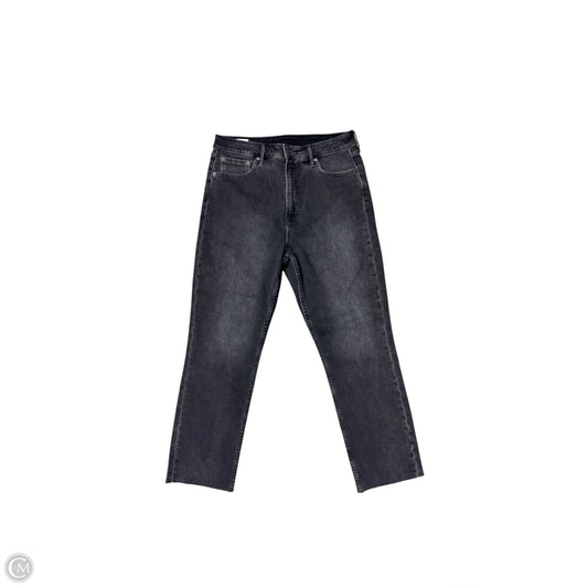 Pants Cropped By Gap In Black Denim, Size: 14
