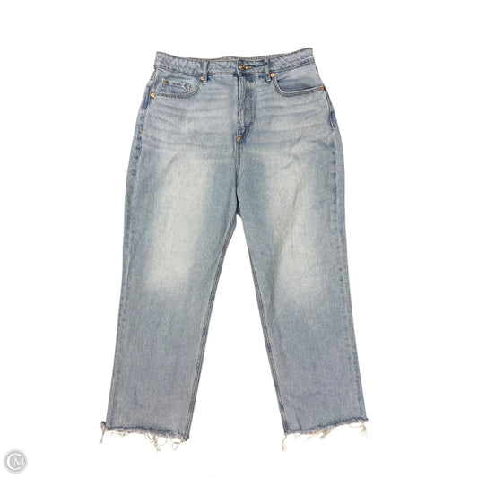 Jeans Straight By Loft In Blue Denim, Size: 10