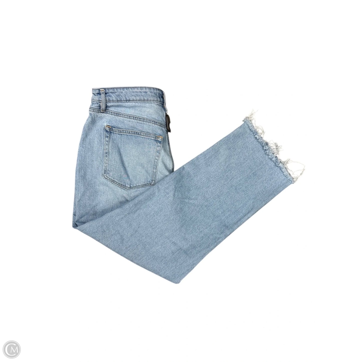 Jeans Straight By Loft In Blue Denim, Size: 10
