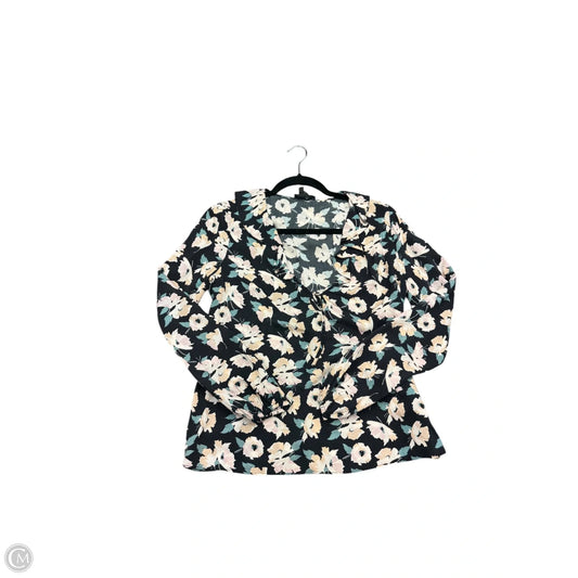 Blouse Long Sleeve By Paige In Black, Size: S