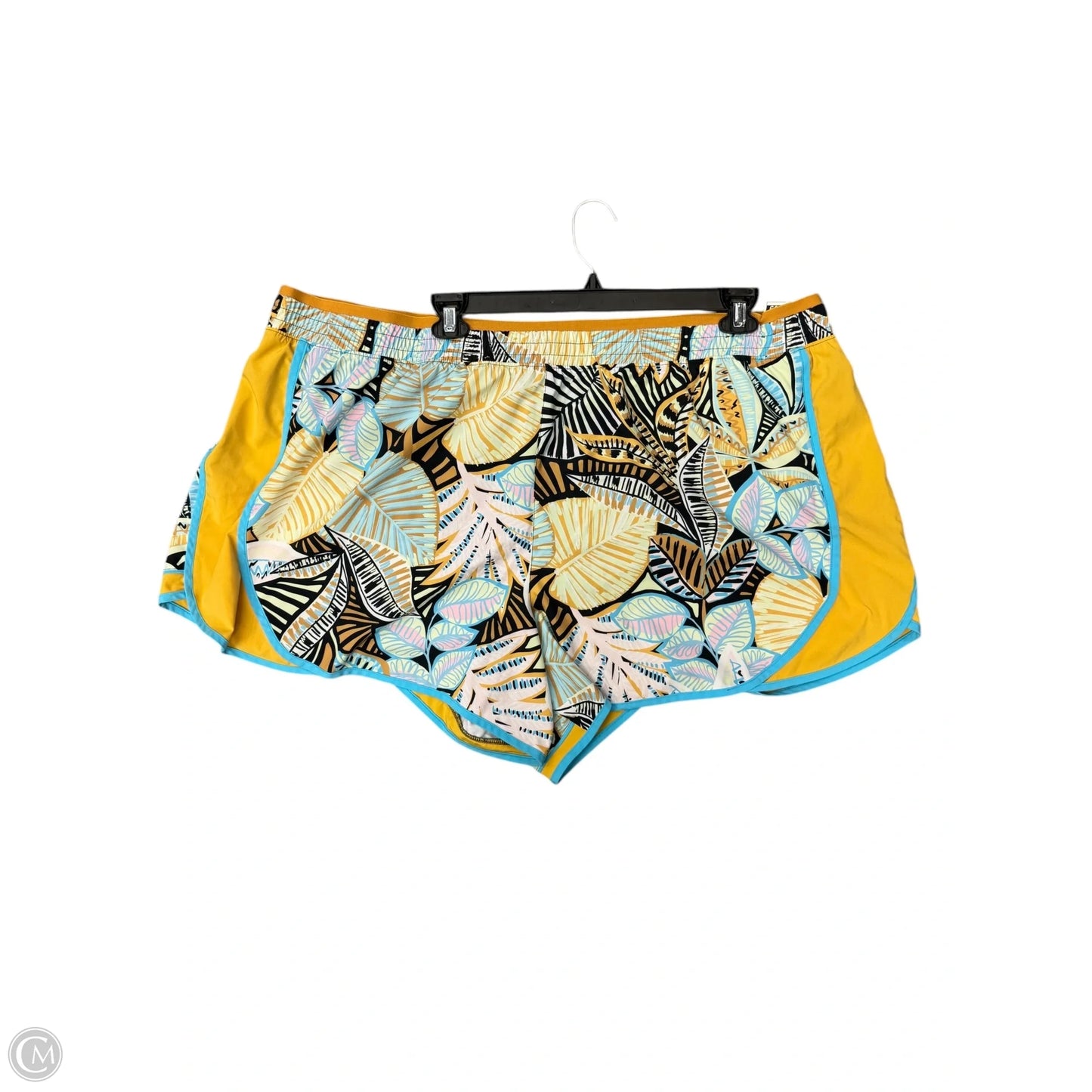 Athletic Shorts By Tek Gear In Yellow, Size: 4x
