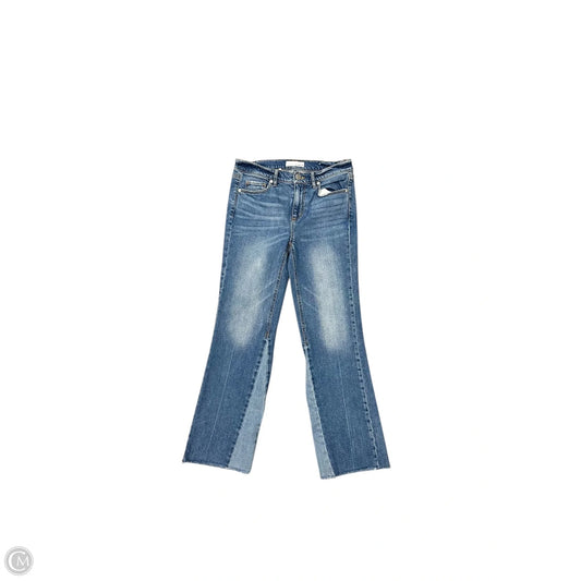 Jeans Cropped By Loft In Blue Denim, Size: 0