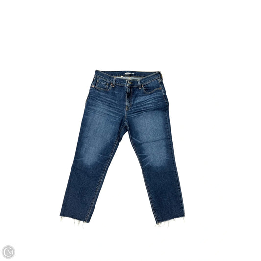 Jeans Boyfriend By Old Navy In Blue Denim, Size: 12