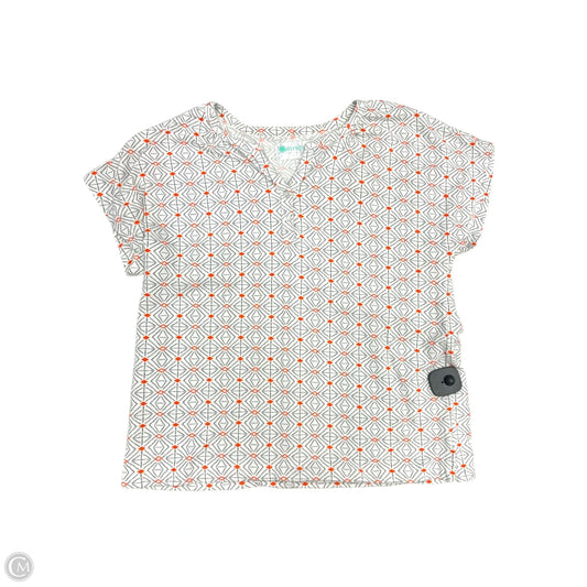 Top Short Sleeve By Aventura In Cream, Size: M