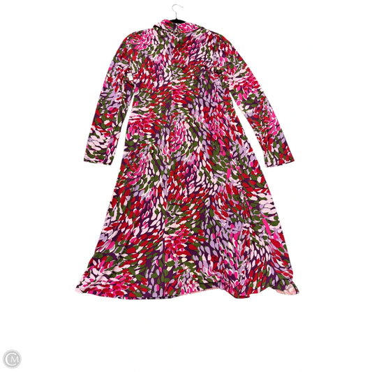 Dress Casual Maxi By Maggy London In Pink & Purple, Size: 14