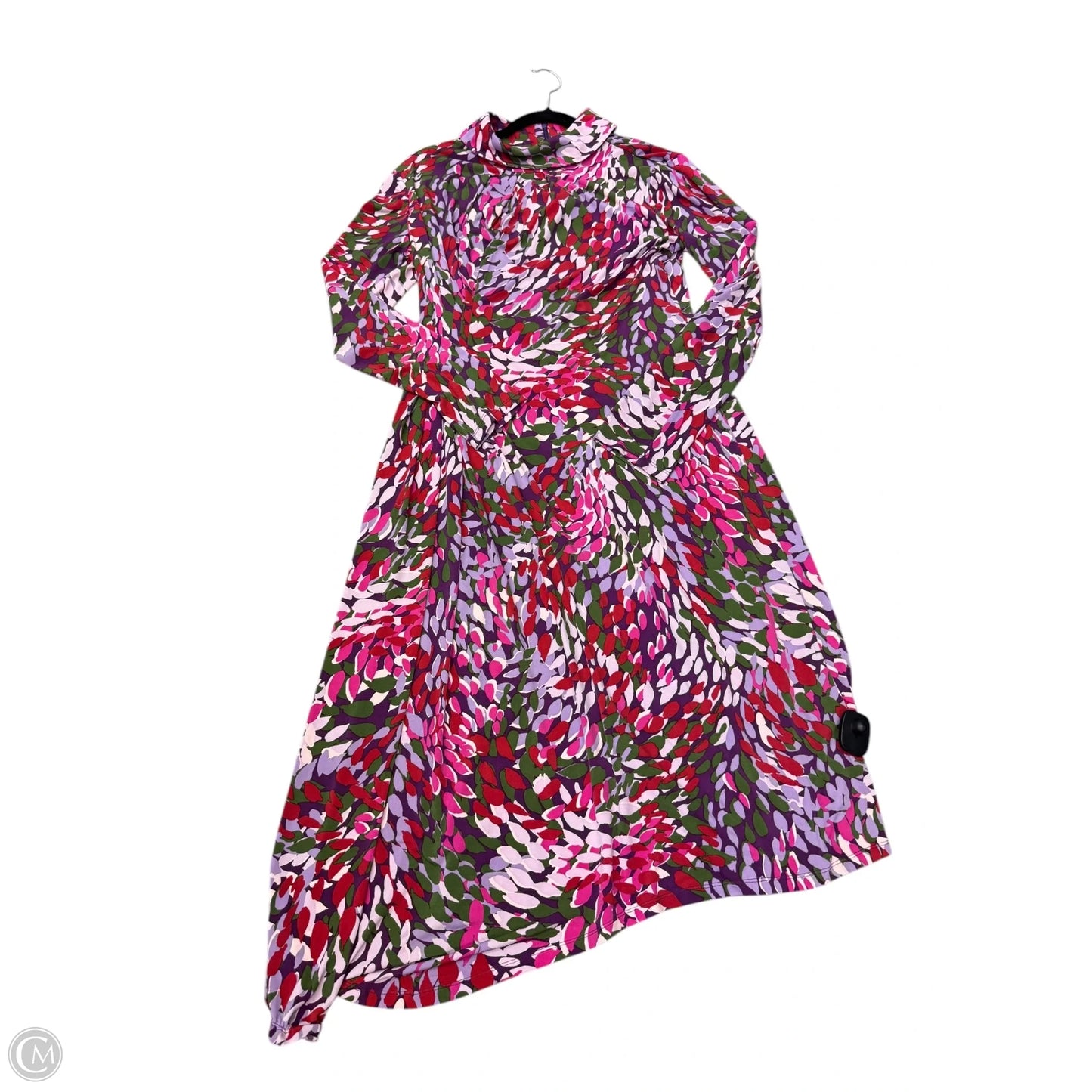 Dress Casual Maxi By Maggy London In Pink & Purple, Size: 14