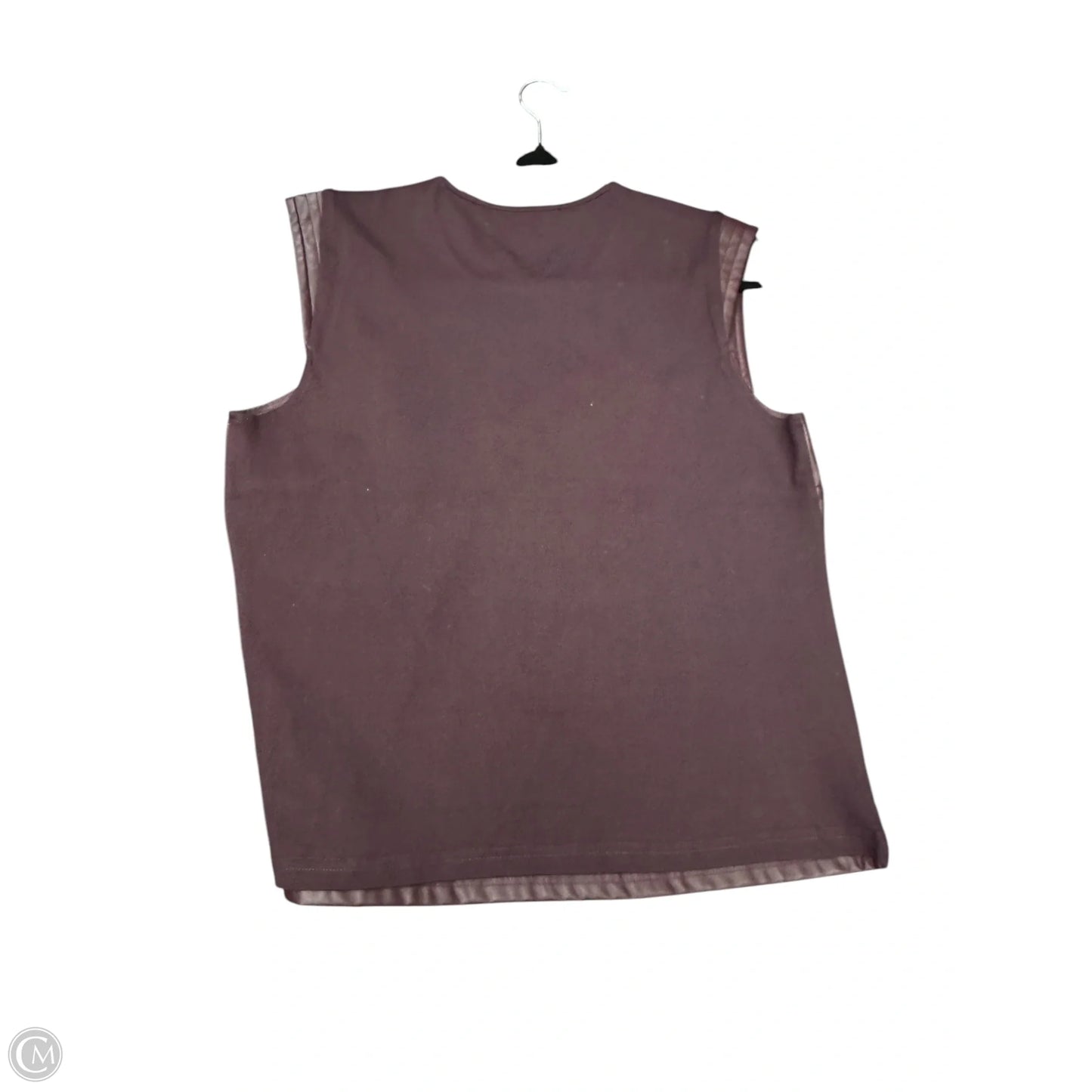 Top Short Sleeve By Laundry In Maroon, Size: M