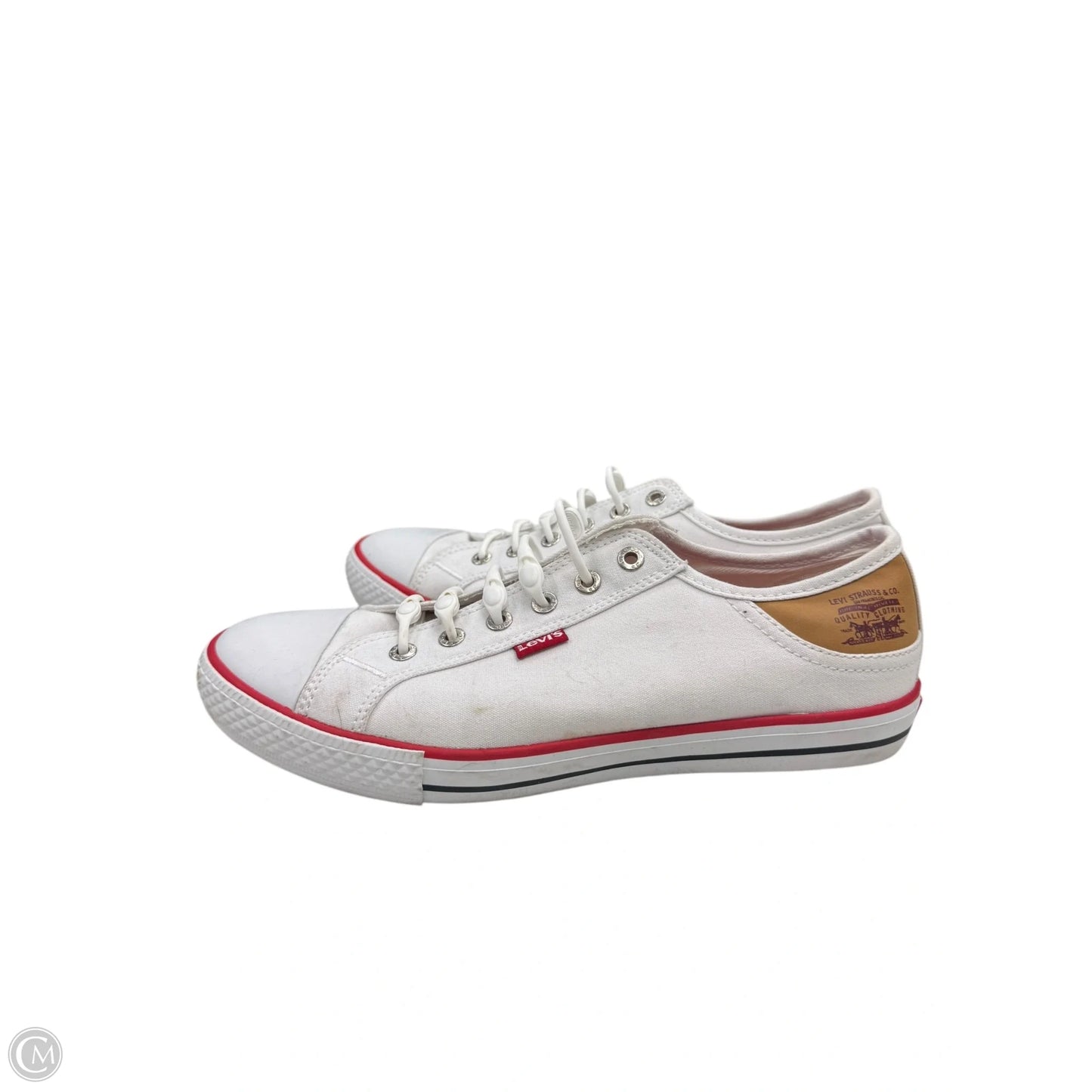 Shoes Flats By Levis In White, Size: 9