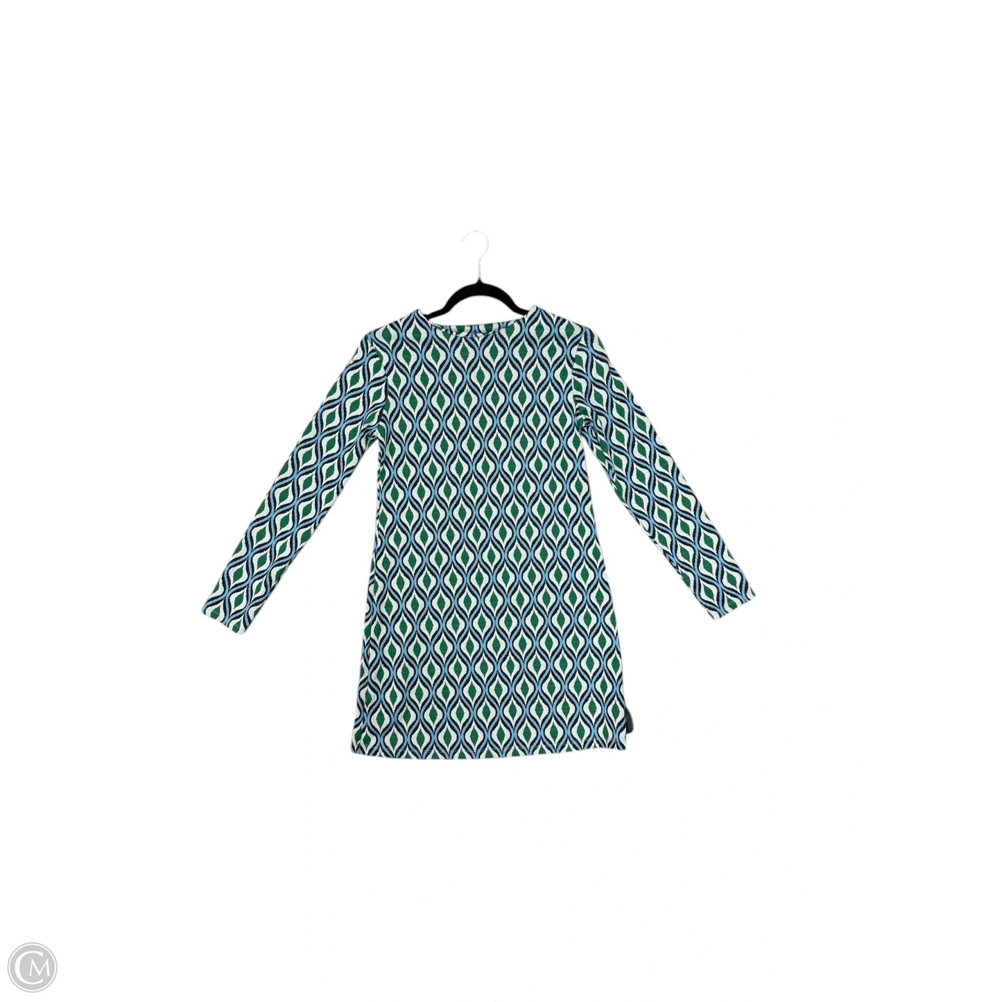 Dress Casual Short By Zara Women In Blue & Green, Size: 4
