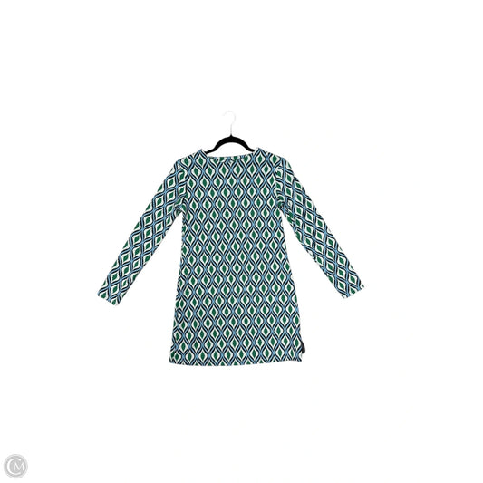 Dress Casual Short By Zara Women In Blue & Green, Size: 4