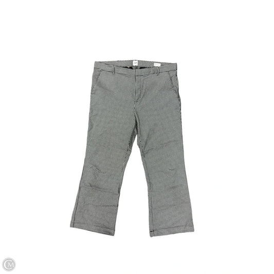 Pants Cropped By Gap In Black & White, Size: 18