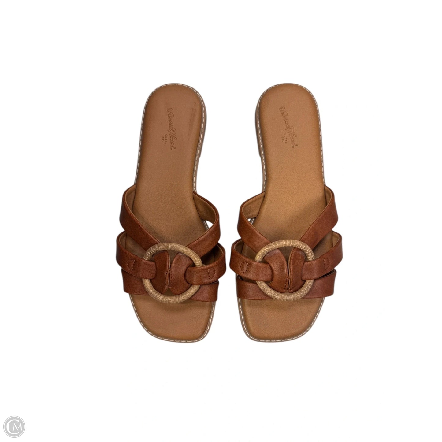 Sandals Flats By Universal Thread In Brown, Size: 6.5