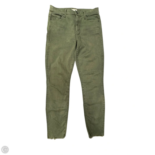 Jeans Skinny By Mother In Green, Size: 6