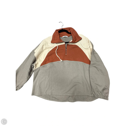 Sweatshirt Collar By Staccato In Tan, Size: M