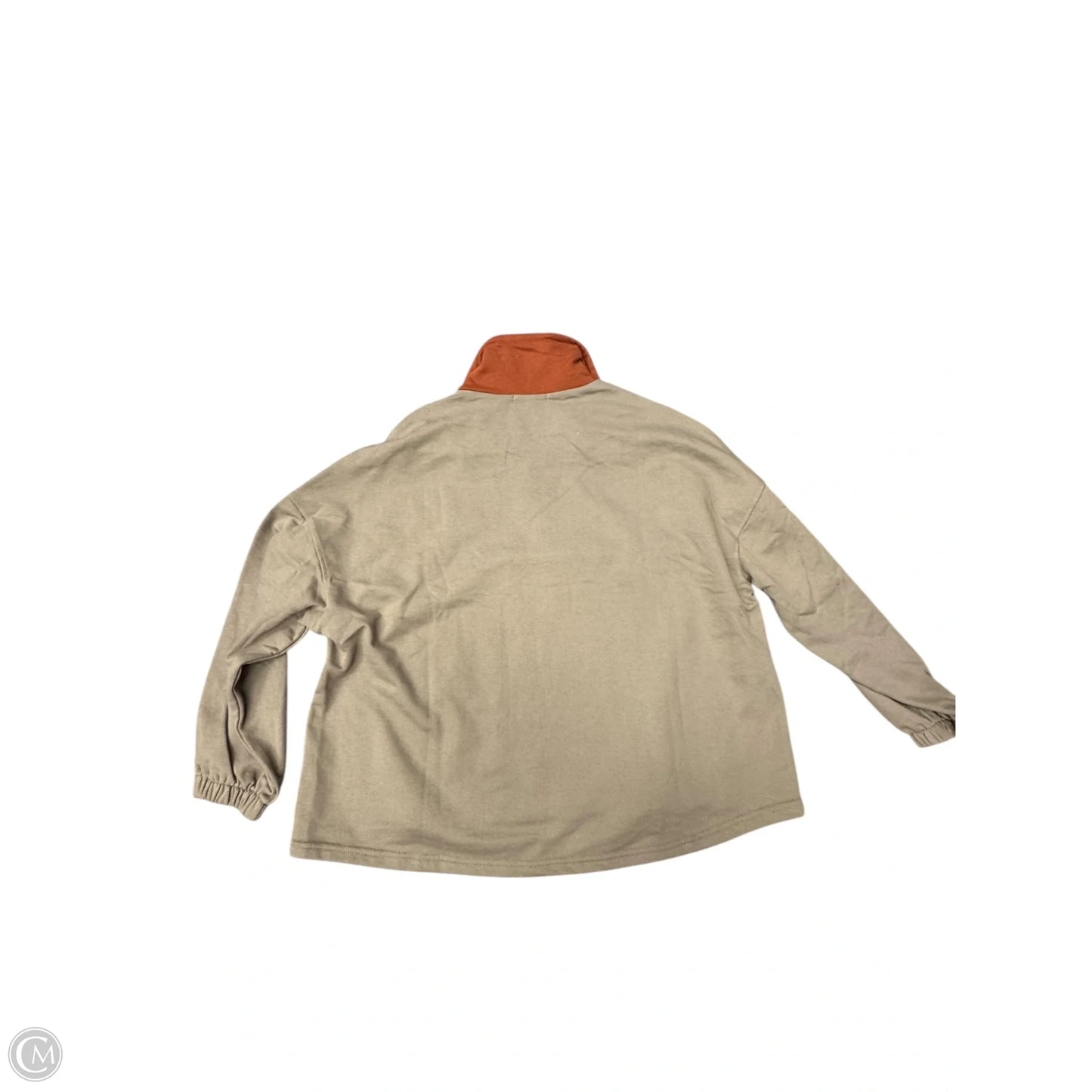 Sweatshirt Collar By Staccato In Tan, Size: M