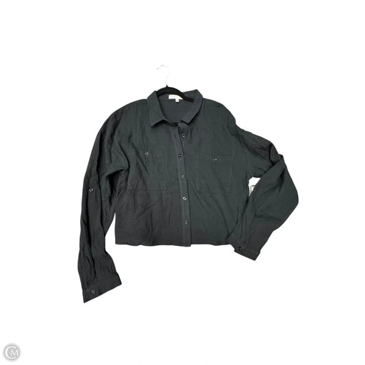 Blouse Long Sleeve By Hyfve In Black, Size: L