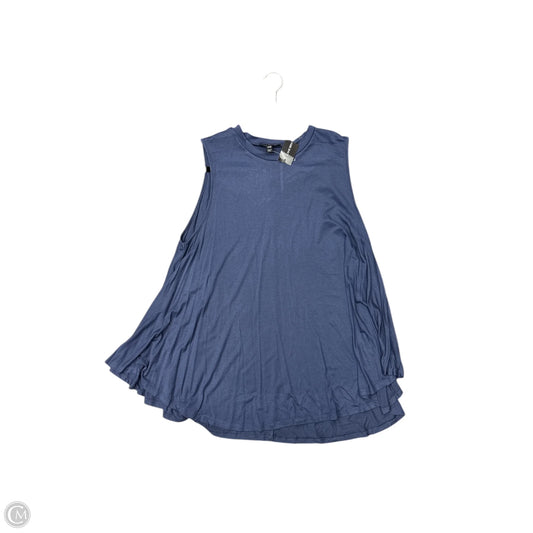 Top Sleeveless By Lane Bryant In Blue, Size: 2x