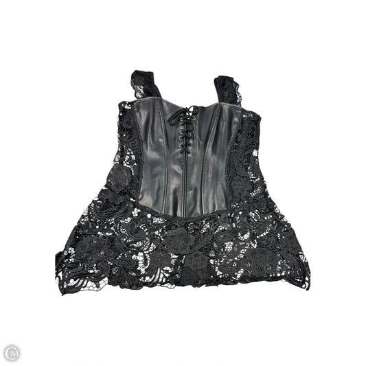 Top Sleeveless By Clothes Mentor In Black, Size: 4x