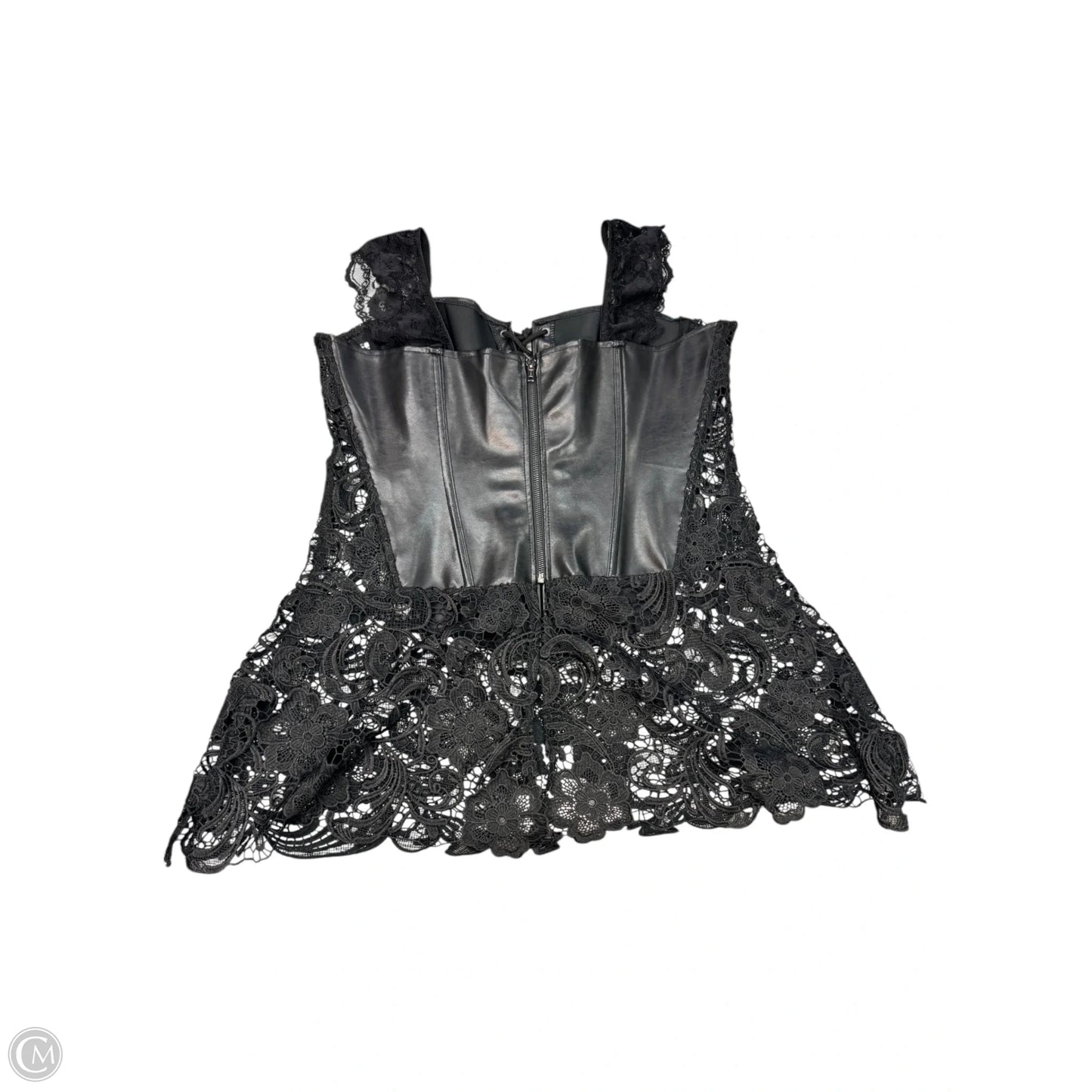 Top Sleeveless By Clothes Mentor In Black, Size: 4x