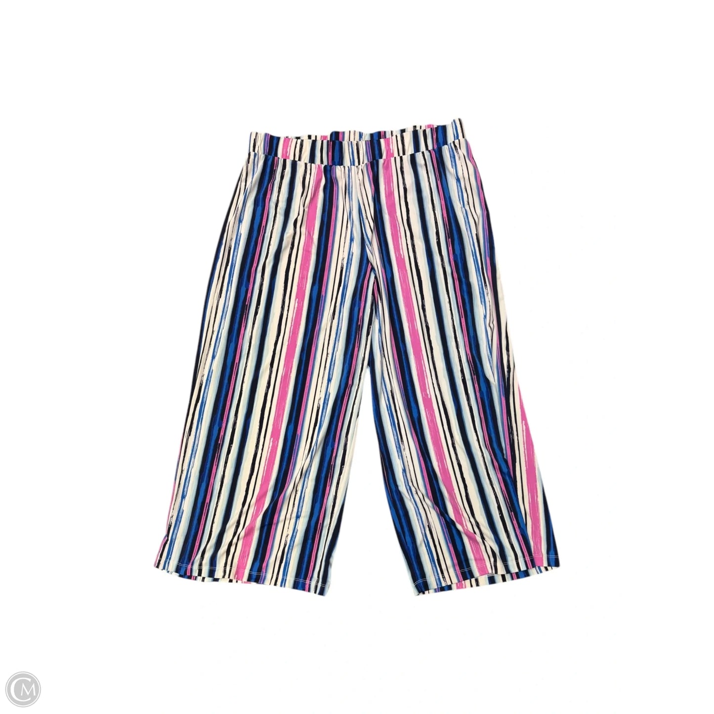 Pants Lounge By Jessica London In Blue & Pink, Size: 22