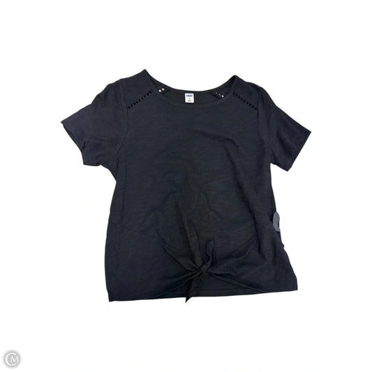 Top Short Sleeve By Old Navy In Black, Size: Xs