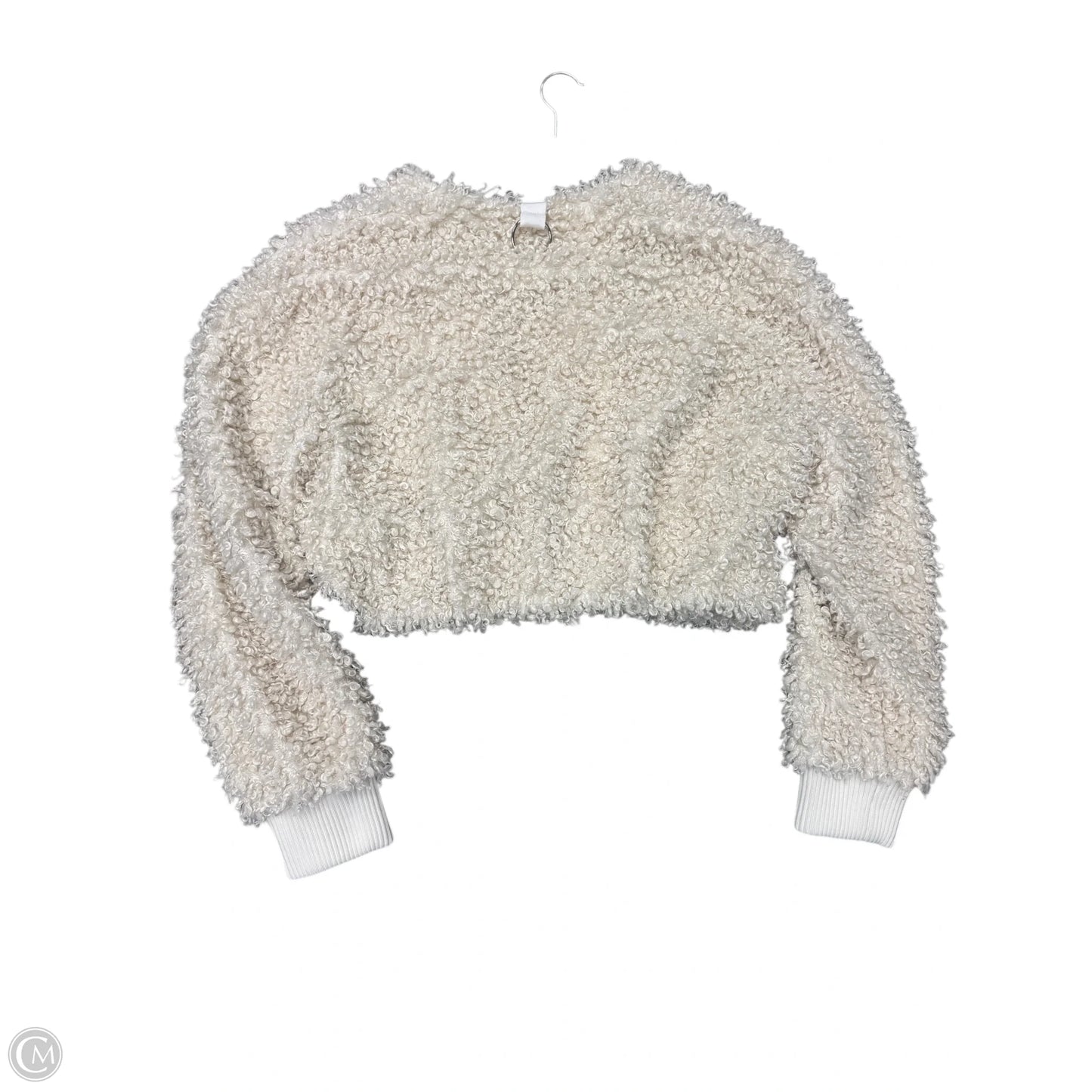 Jacket Faux Fur & Sherpa By Tibi In Ivory, Size: L