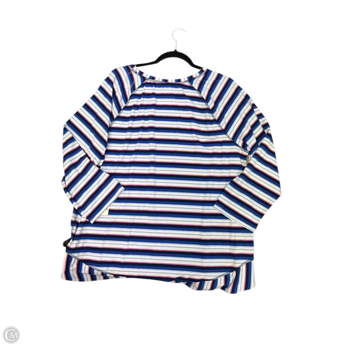 Top Long Sleeve By St Johns Bay In Blue, Size: Xxl