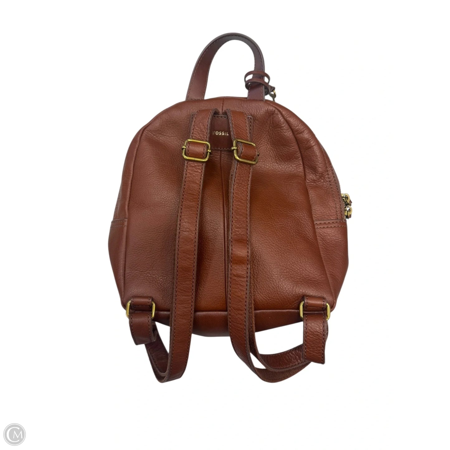 Backpack Leather By Fossil, Size: Small