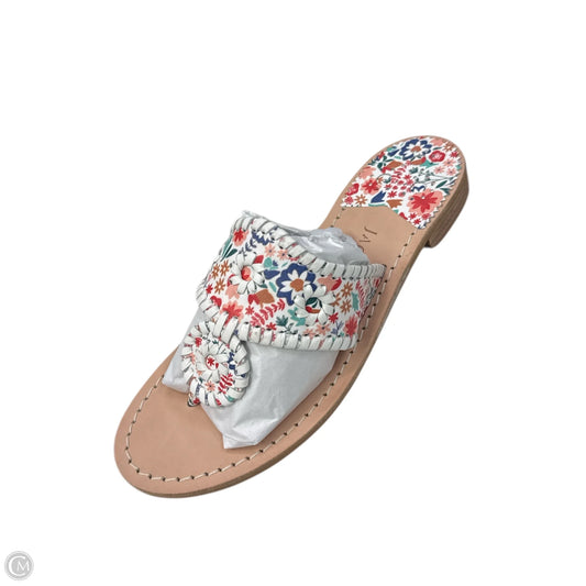 Sandals Flats By Jack Rogers In White, Size: 6.5