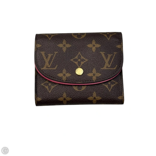 Wallet Luxury Designer By Louis Vuitton, Size: Large