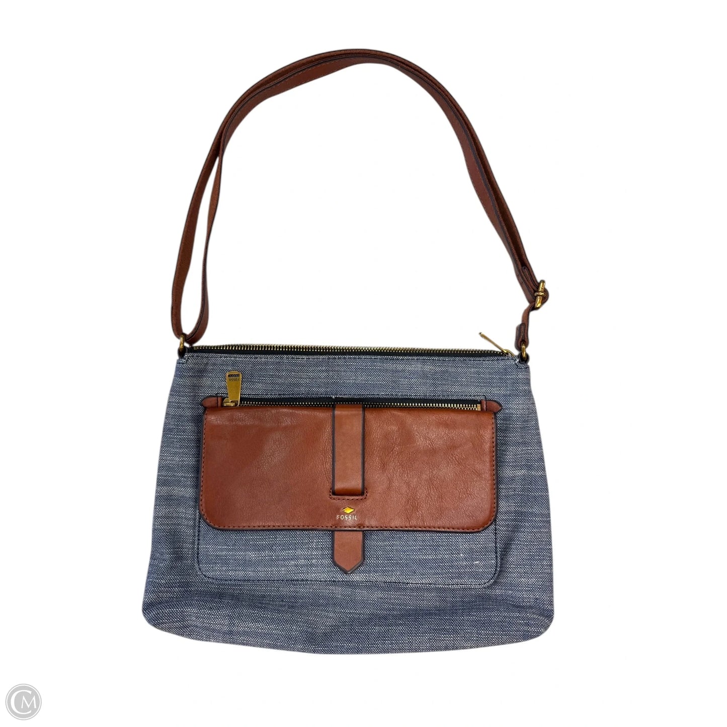 Handbag By Fossil, Size: Medium