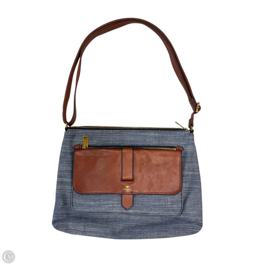 Handbag By Fossil, Size: Medium
