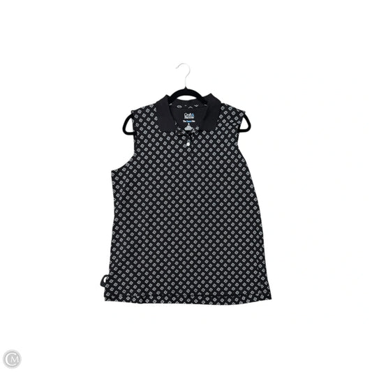 Top Sleeveless By Croft And Barrow In Black, Size: Xl