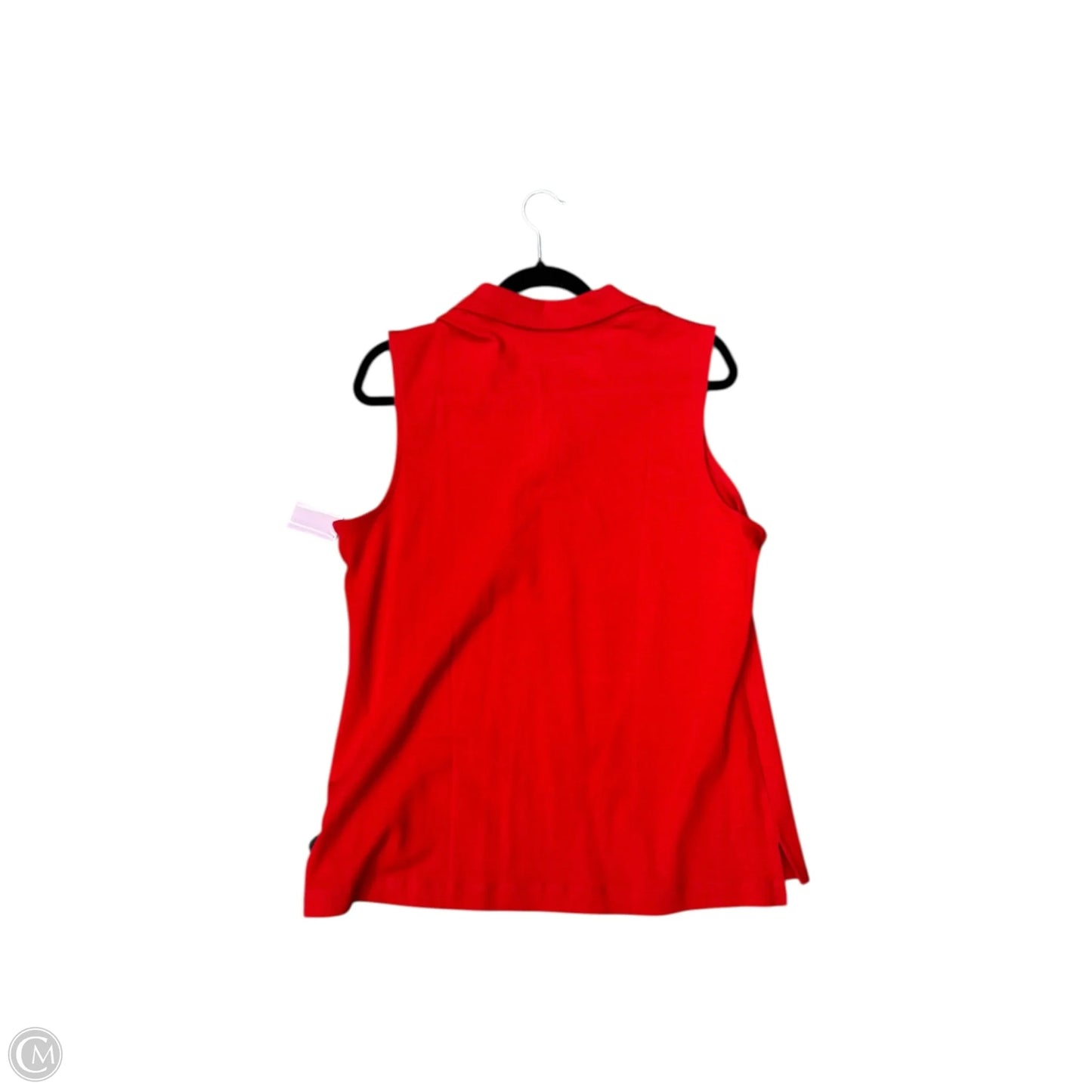 Top Sleeveless By Croft And Barrow In Red, Size: Xl